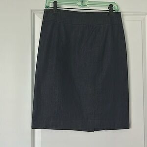 Size 2 AnnTaylor dark blue pencil skirt